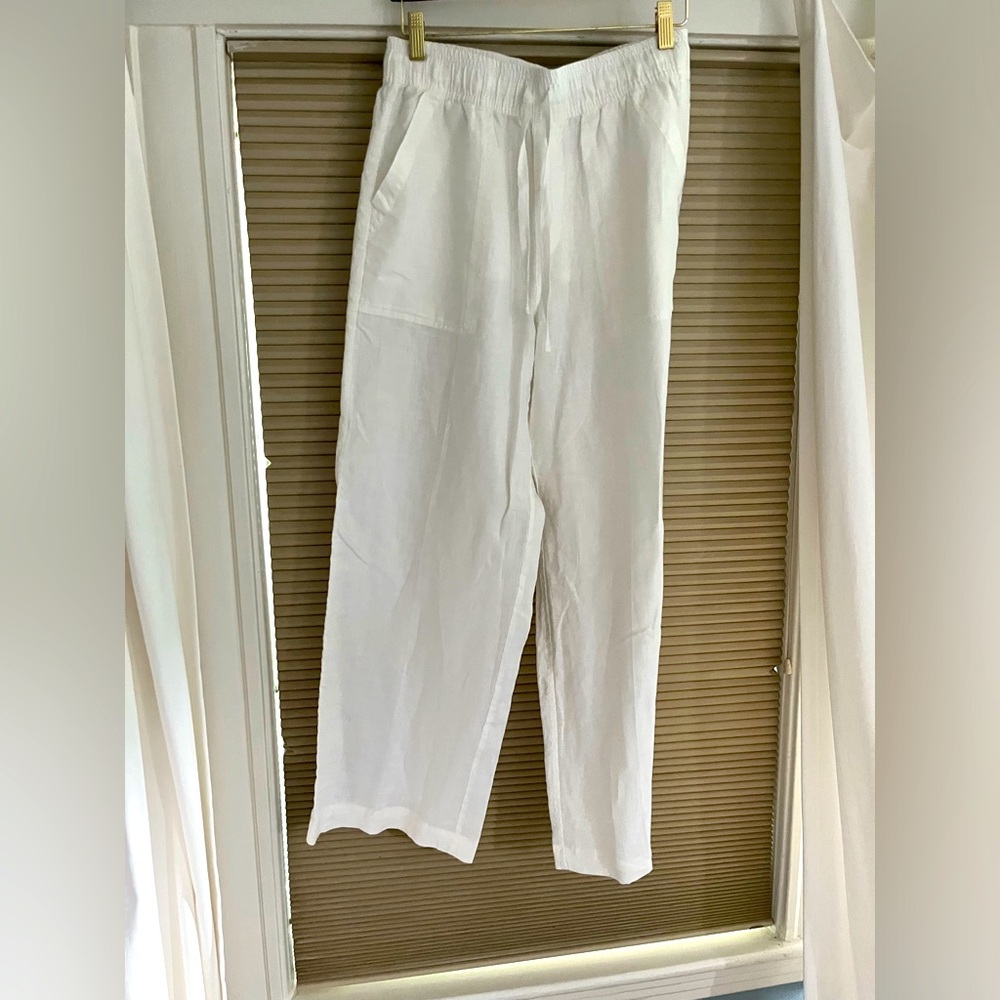 Splendid white linen pants